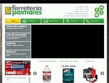 Tablet Screenshot of ferreteriapalmares.com